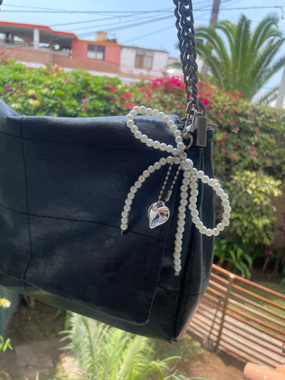 Keychain Moña de Perlas