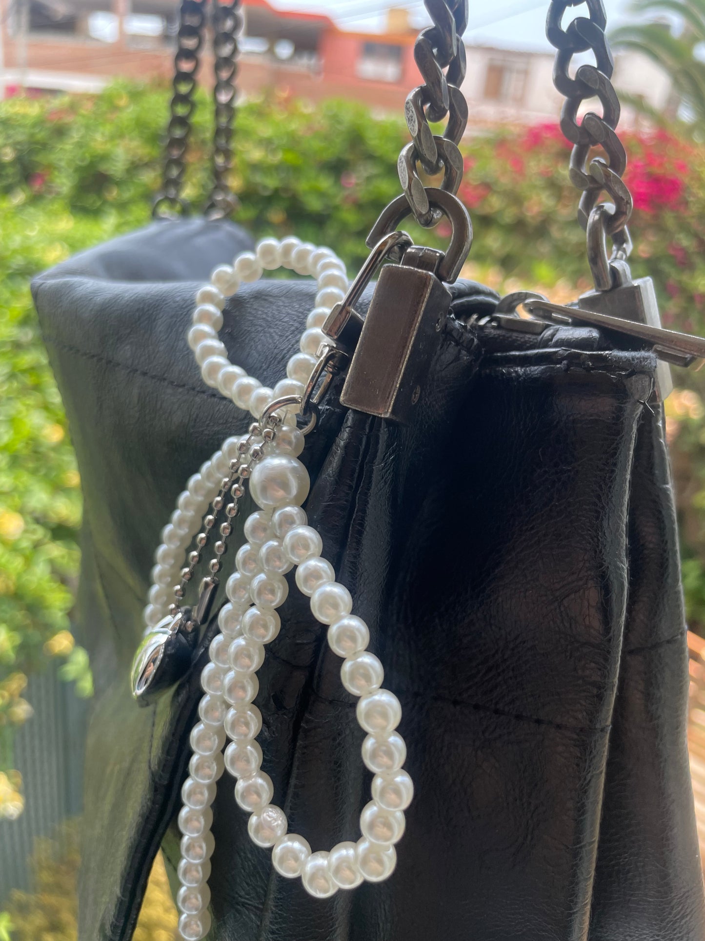 Keychain Moña de Perlas