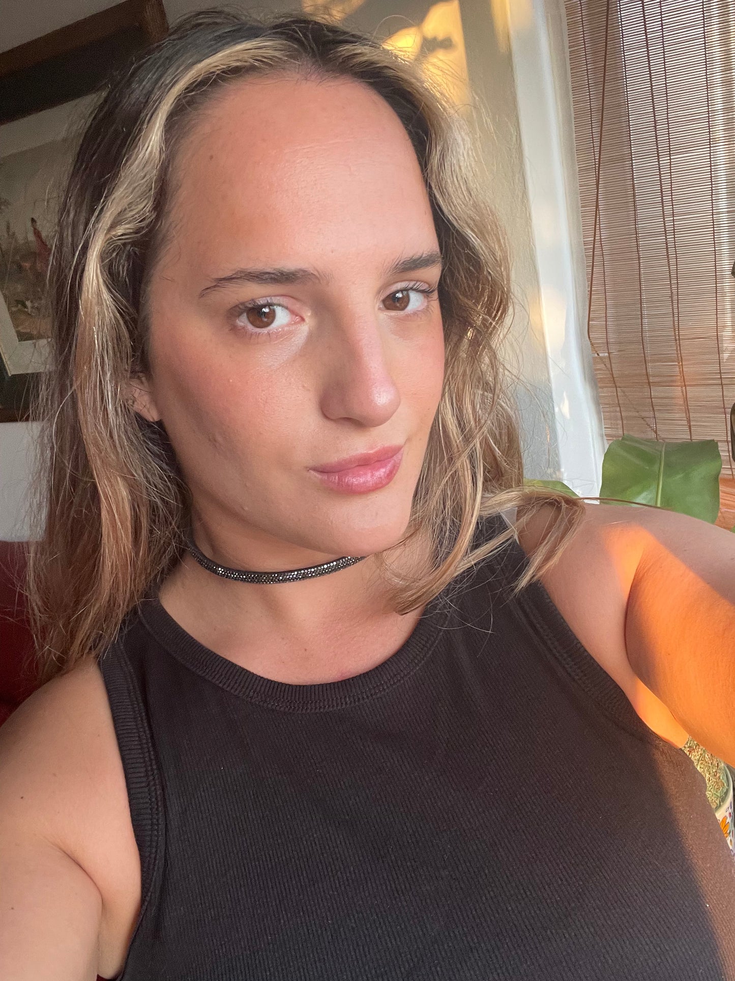 Choker Negra Glow