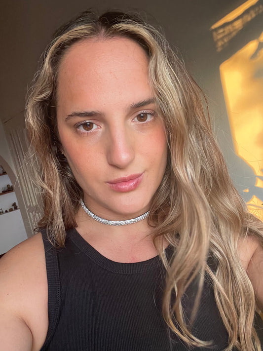 Choker Plateada Glow